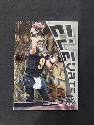 2023 Panini Mosaic, Elevate, Drew Brees, #E-DB, New Orleans Saints
