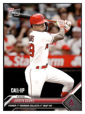 JORDYN ADAMS RC 2023 Topps NOW ROOKIE #734 Angels NM+-MT+ MLB