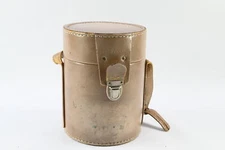 Hasselblad Tan Leather Lens Case. Dia 127mm, Height 177mm. #G252