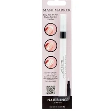 Nails INC Bright White MANI MARKER Marker Nail Art Polish Decoration Pen Box