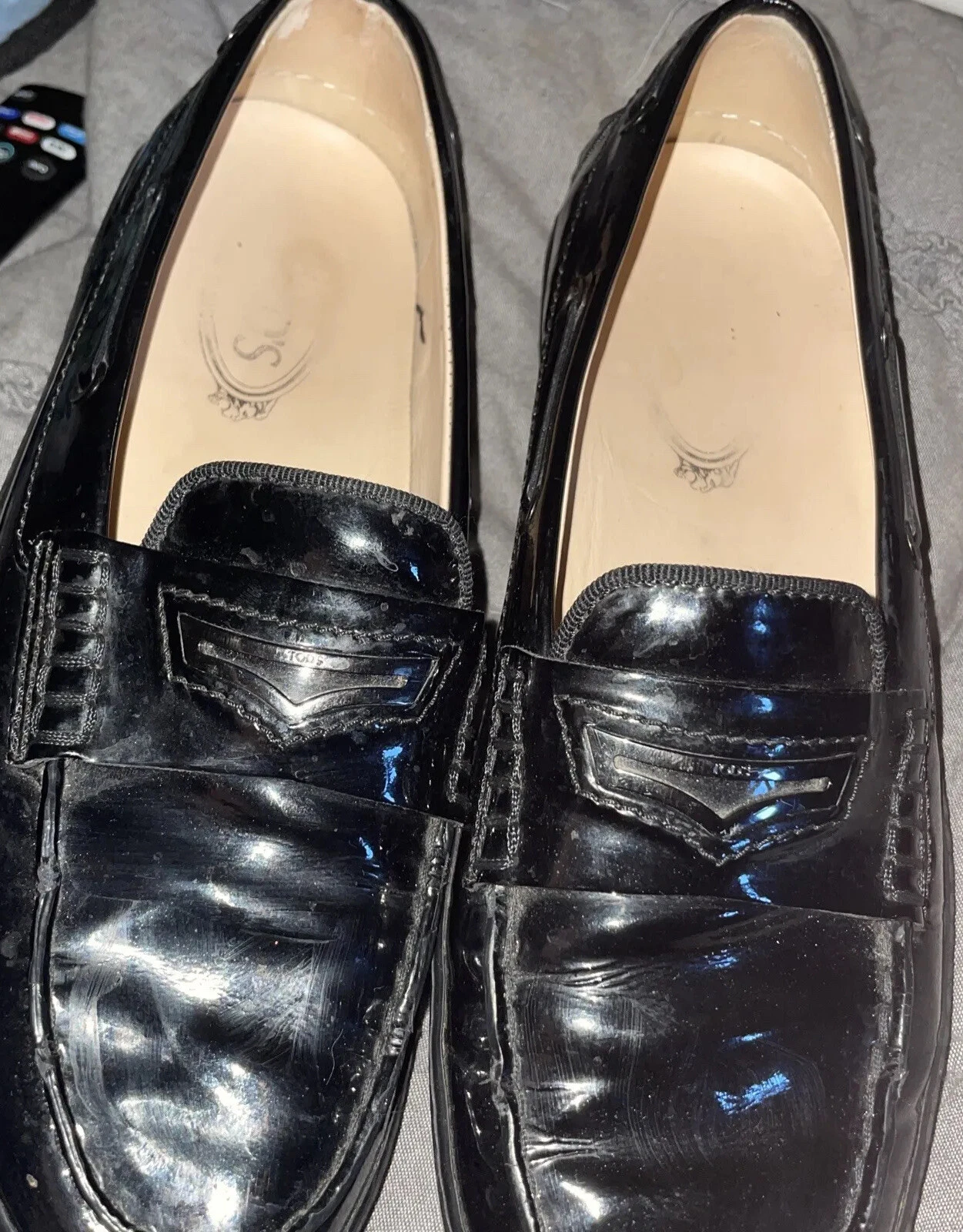 TOD’S Mocassini slip on da donna Tod's taglia 10 5 USA in pelle nera