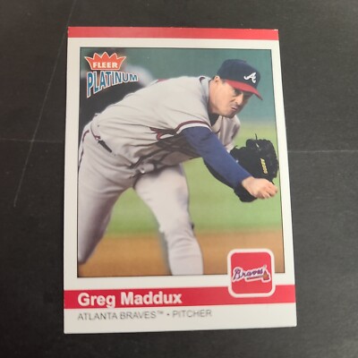 2004 Fleer Platinum Atlanta Braves Baseball #136 Greg Maddux 