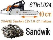 CHAINE sandwik pour tronconneuse STHIL 024 coupe de 40 cm  325 1.6 67  piece nv