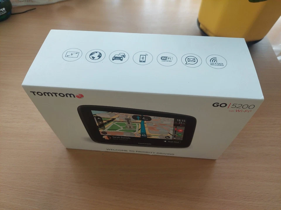 TomTom GO 5200 Navigations LEBENSLANG kostenlose Radare+Live Stau+Welt Maps NEU - Bild 2 von 4