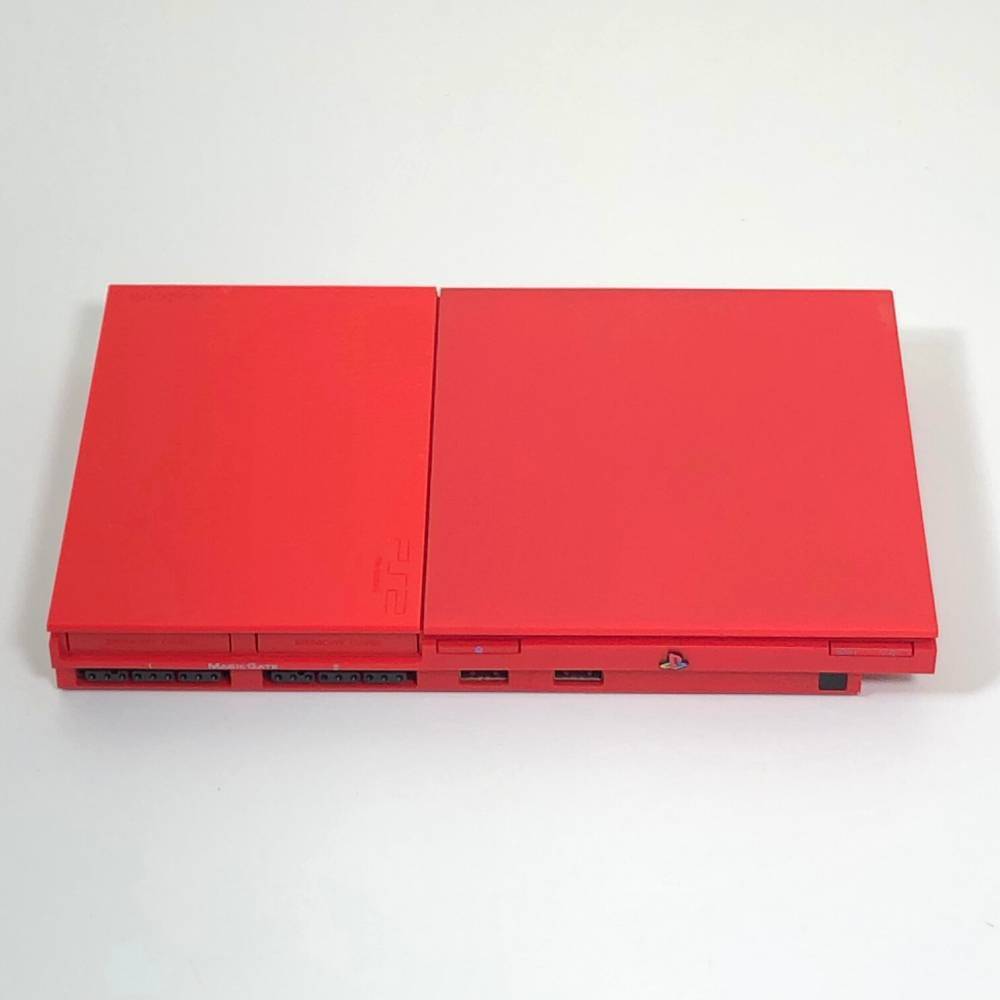 Sony PlayStation 2 PS2 Cinnabar Red Console System SCPH Sony PlayStation 2 PS2 Cinnabar Red Console System SCPH