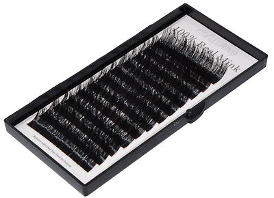 100% Real Mink Fur lashes C Curl .15 combo deal, many size Eyelash Extensions