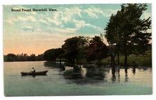 1920 Postmarked Postcard Round Pound Haverhill Massachusetts MA