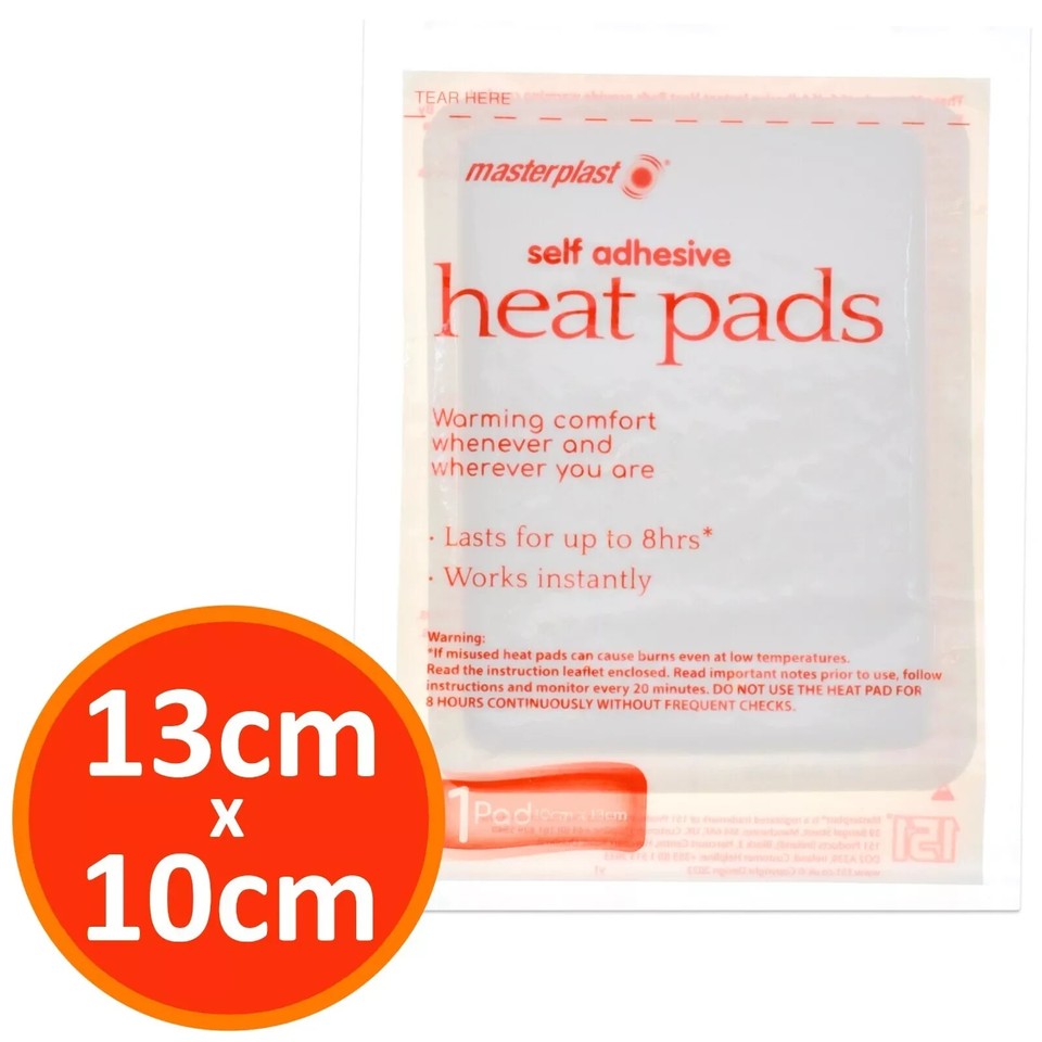 SELF ADHESIVE HEAT PADS MUSCLE BACK JOINT PAIN RELIEF DEEP HEAT PATCHES ...