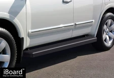 Premium 5" Black iBoard Side Steps Fit 04-16 Nissan Armada