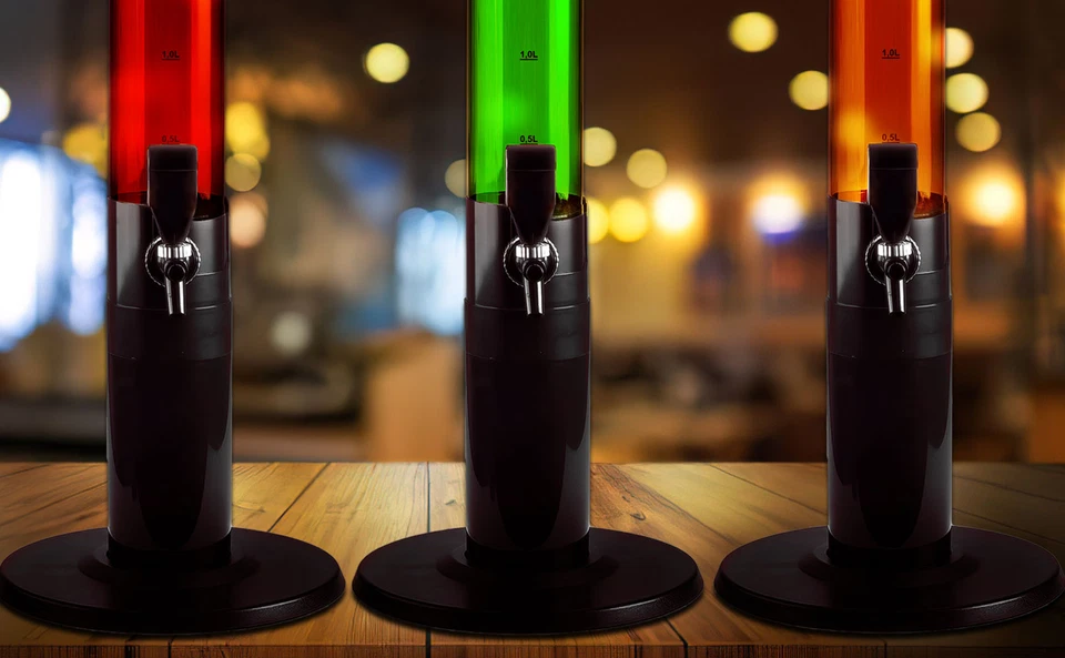 5L Biertower XXXL mit Zapfhahn Biersäule Zapfsäule Getränkesäule Trinksäule XL - Bild 3 von 4