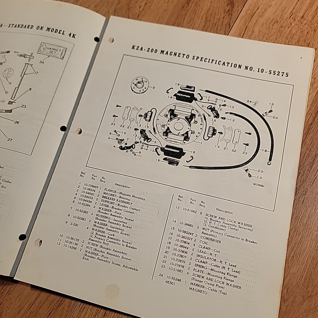 CHAMPION 4K Deluxe Outboard Motor OPERATING INSTRUCTIONS & PARTS
