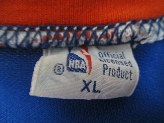 Etiqueta vintage con licencia de la NBA Sand-Knit No. Jersey 21 NEW YORK KNICKS (Talla XL) Foto 4 de 4