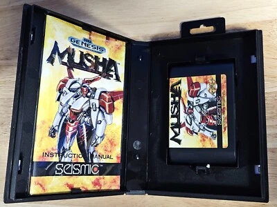 MUSHA w/Save Feature - Game, Manual, & Case For Sega Genesis Mega Drive