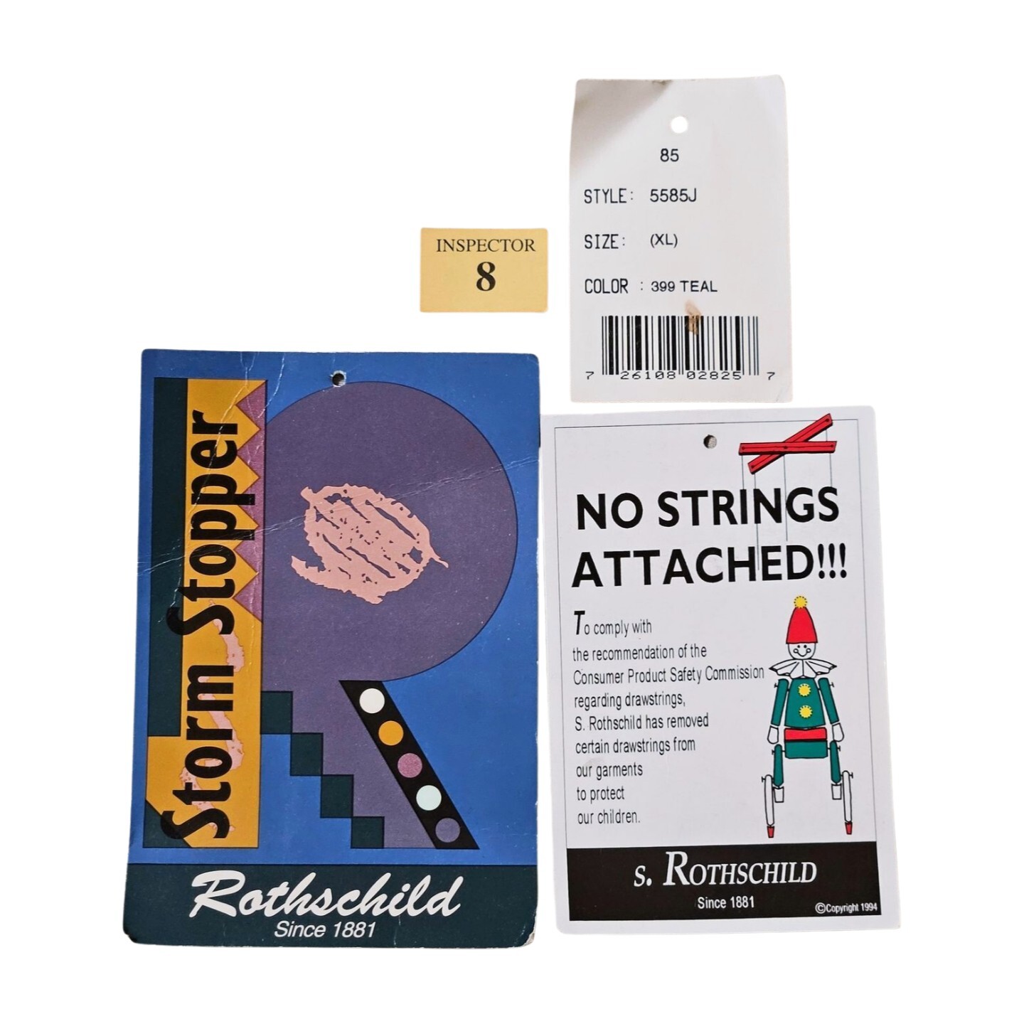 NOS Rothschild Storm Stopper Patchwork Puffer Coa… - image 7