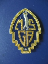 VINTAGE MSGA MARYLAND STATE GOLF ASSOCIATION 3 1/2" MAGNETIC PATCH BADGE *