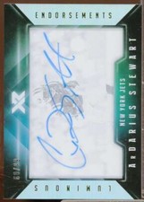 ArDarius Stewart/99 Rookie Card 2017 Panini XR Luminous Endorsements #35 