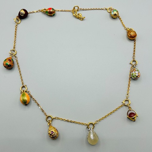 JOAN RIVERS Private Collection EGG CHARM NECKLACE from QVC 6 Sets Available - Picture 45 of 78