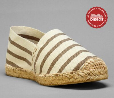 Authentic jute stripes espadrilles | Handmade in Spain | for men and women