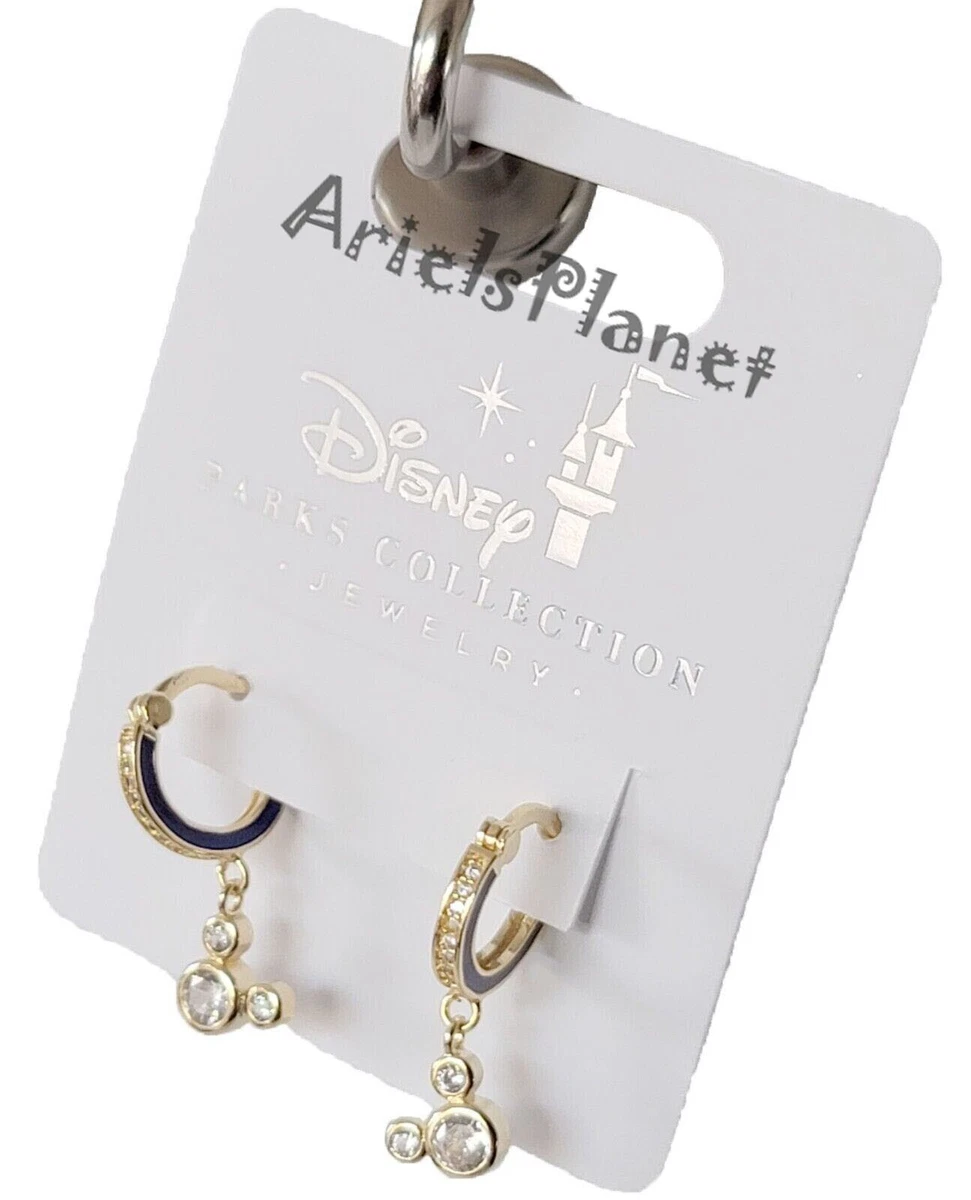 Disney Parks Jewelry Collection Mickey Mouse Hoop Earrings