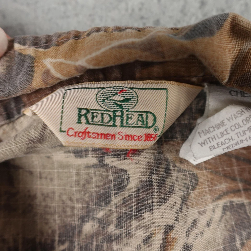 Vintage RedHead Coveralls Mens Medium Regular Camo Hunting Outdoor Made USA 90s - Image 2 of 4