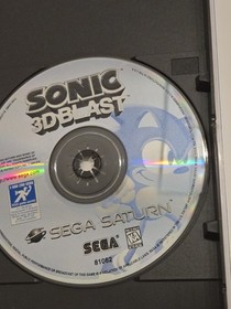 Sonic 3D Blast (Sega Saturn, 1996) CIB COMPLETE IN BOX