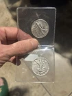 (2) Walking Liberty Half Dollars .50 $1.00 FV 1941 1943