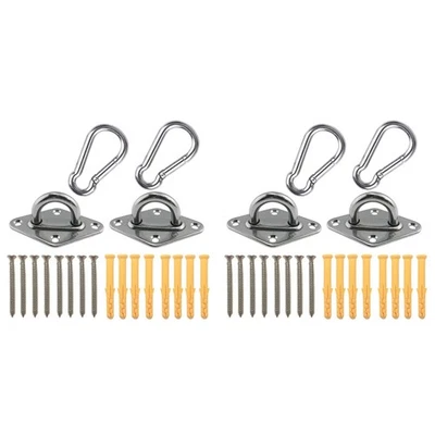 2X Heavy Duty Hammock Hanging Kit Eye Plates Ceiling Wall Mount Anchor1815 - Bild 1 von 4