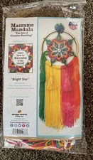 Design Works Macrame Mandala The Art of Creative Knotting BRIGHT STAR Kit NEW