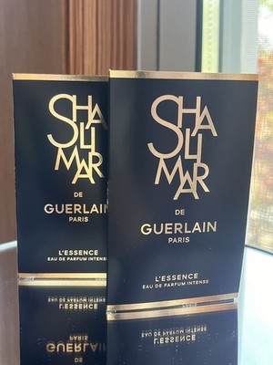 Guerlain L'essence de Shalimar Eau de Parfum Intense Perfume 1mL Sample Lot of 2