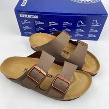 Birkenstock Arizona Mocha Soft Footbed Comfort Unisex Sandals Shoe EU37-45