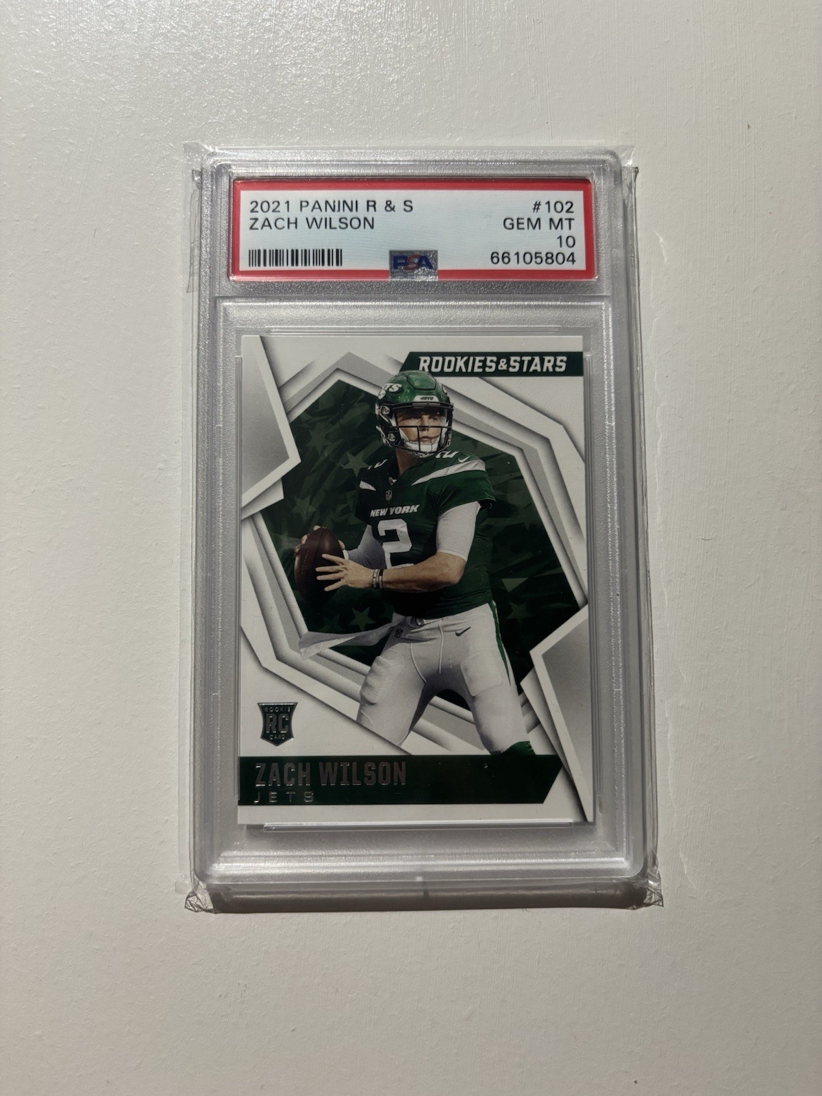 Zach Wilson Panini Rookies & Stars #102 Base