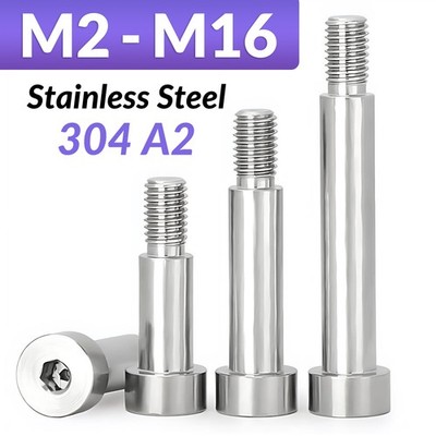 M2-M16 Shoulder Bolt Screws Stainless Steel 2mm-16mm Shaft Allen Socket Head