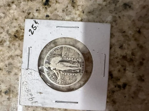 Standing Liberty & Seated Liberty Silver Quarters 1928 1857 $0.25 Lot