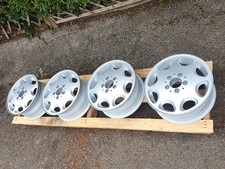 FOUR Refurbished Unused MERCEDES 8 hole 6.5J x 15" ET44 Alloy Wheels 1244011202