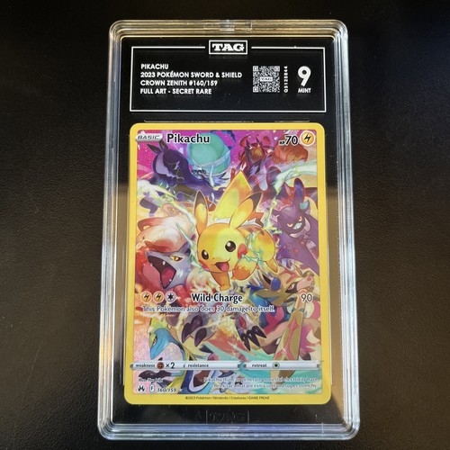 Pikachu graded TAG 9 for sale on eBay