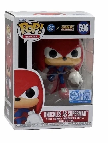 Funko Pop! Vinyl: Sonic the Hedgehog - Knuckles as Superman - NEW