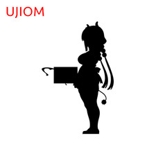 EARLFAMILY 5.1" kanna kamui Futa Car Sticker Car Windows Waifu RV Bumper Decals