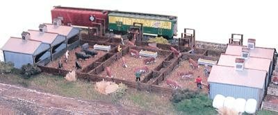 The N Scale Architect 10703 N Scale Master Craftsman Quality Meat Stockyard Kit