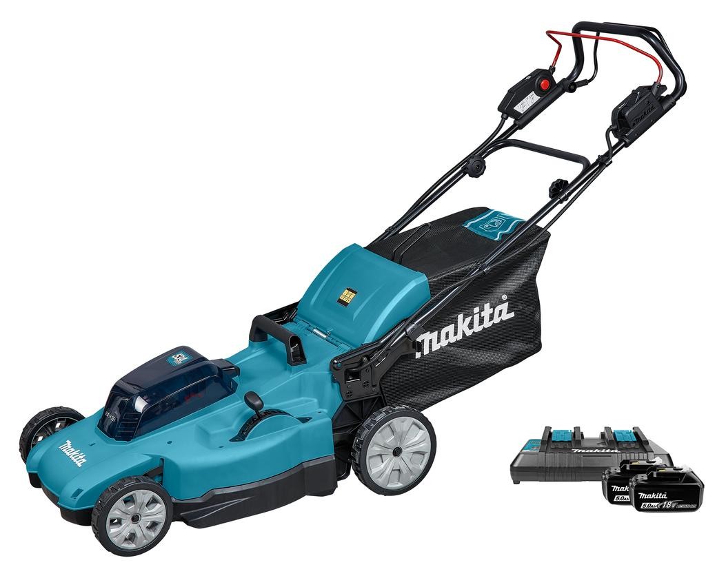 Makita DLM539PT2 lawn mower Walk behind lawn mower Battery Black, Green