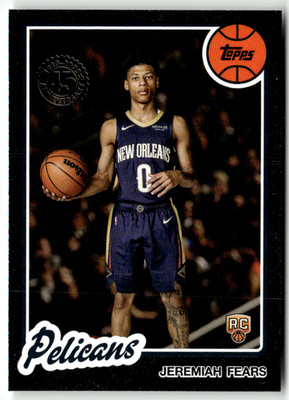 Topps NBA Flagship 2025 No. 80BK-98 Jeremiah Fears Rookie