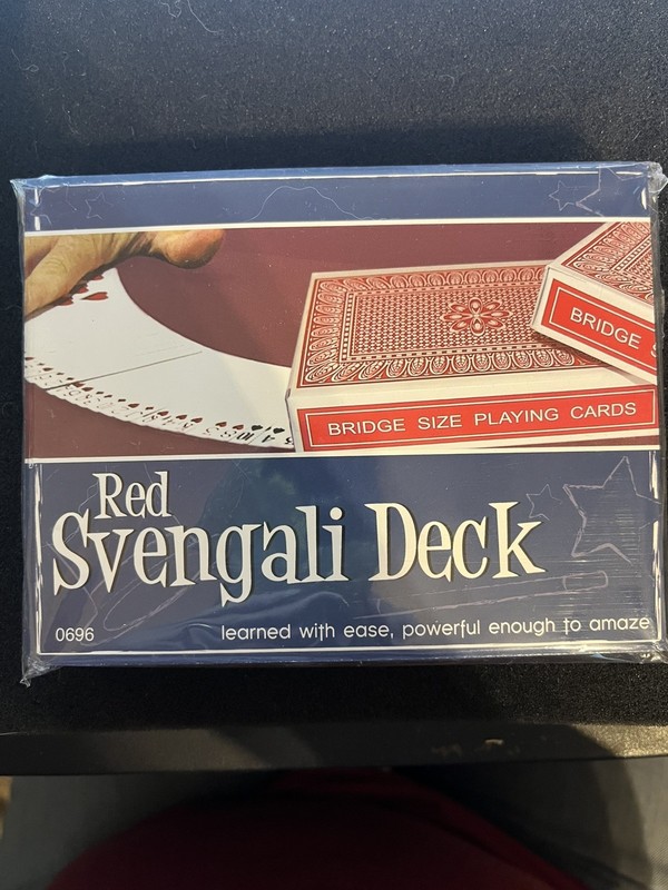 Red Svengali Deck Playing Cards NEW SEALED