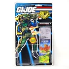 G.I. Joe Battle Corps Beach-Head V3 Attached Bubble UNCUT File Card Back Vintage