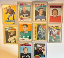 1950's--1980s HoFs Topps # 3 lot(10) $$vintage football 🏈 CardLot