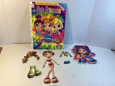 Lisa Frank Sticker Book Notebook New And Cut Out Doll Used Vintage