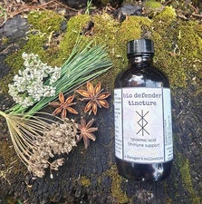 shikimic acid tincture , herbal extract , flu assistance , 2 oz