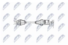 NTY NPW-BM-029 Drive Shaft for BMW