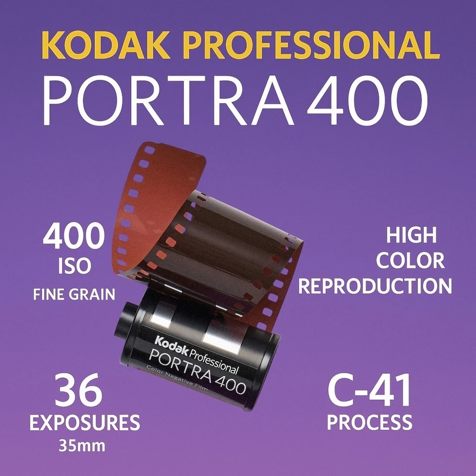 Kodak Portra 400 Color Negative 135 35mm Film (36 Exposures, 5-Pack) - Image 3 of 3