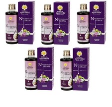 Kerala Ayurveda Neelibringadi Keram Ayurvedic Hair Oil Growth  Grey Care200G x5