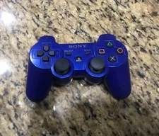 Tested Rare Genuine OEM Sony PlayStation 3 Blue cechzc2u DualShock Controller