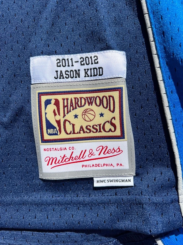JASON KIDD SIGNED DALLAS MAVERICKS MITCHELL & NESS SWINGMAN JERSEY AUTO PSA/DNA - Image 4 of 4